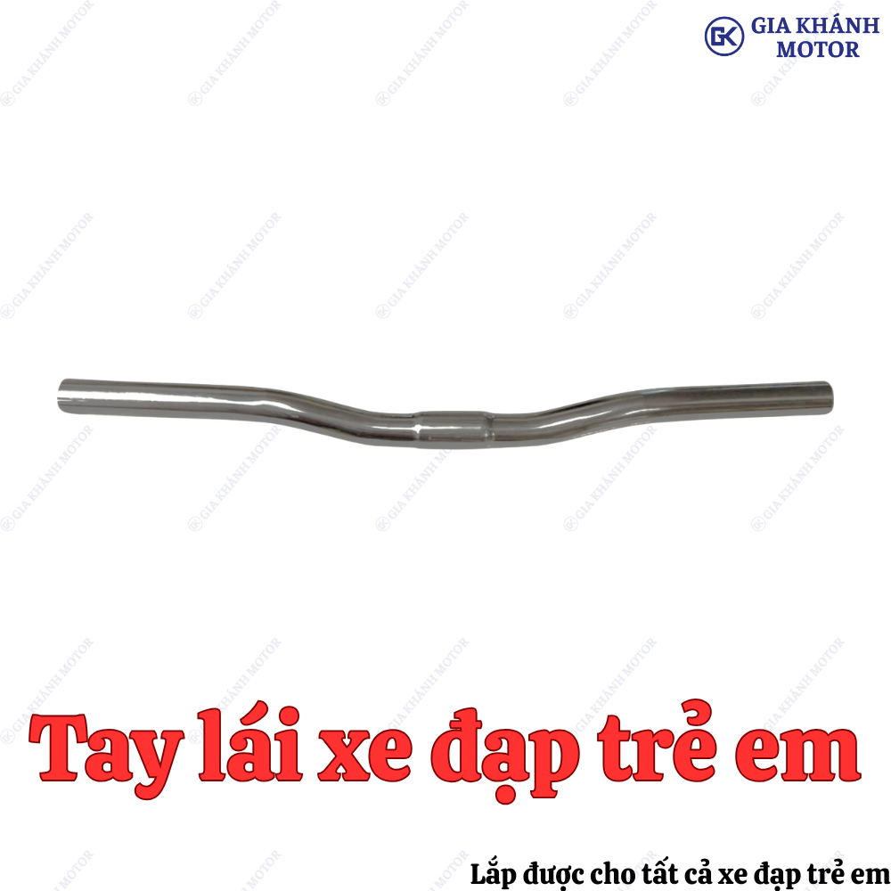 Tay Lái ( Ghi Đông ) Xe Đạp Trẻ Em Cỡ 12, 14, 16, 18, 20 Inox (Tất Cả Các Xe Đạp Trẻ Em) – Loại Thẳng