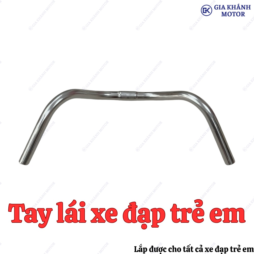 Tay Lái ( Ghi Đông ) Xe Đạp Trẻ Em Cỡ 12, 14, 16, 18, 20 Inox (Tất Cả Các Xe Đạp Trẻ Em) – Loại Cong