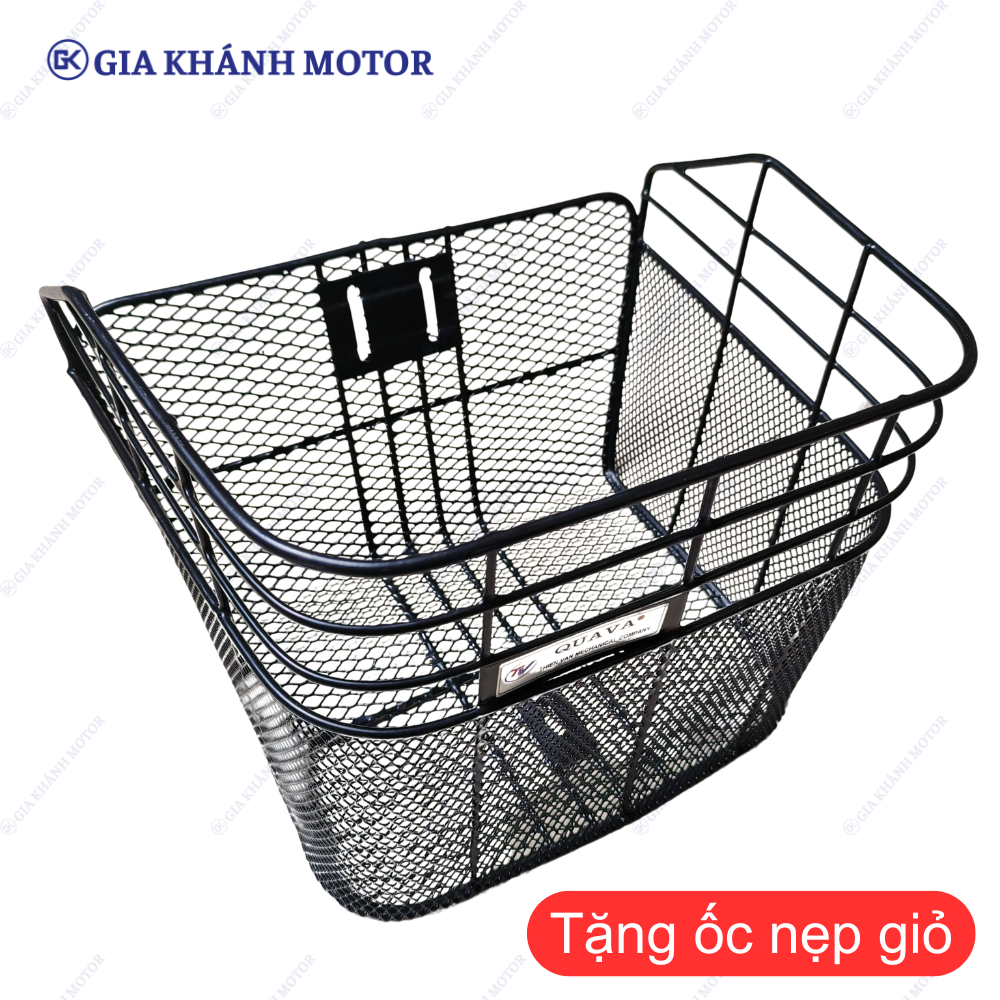 Giỏ Xe Đạp PS Quava Màu Đen ( Rổ, Làn, Rọ Vát Xe Đạp)