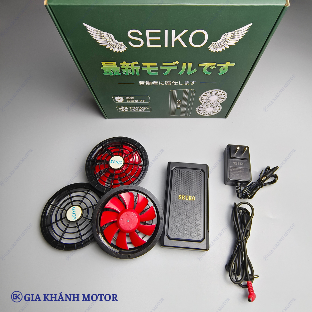 Áo Điều Hòa Seiko 17V – 20.000mAh (74Wh)