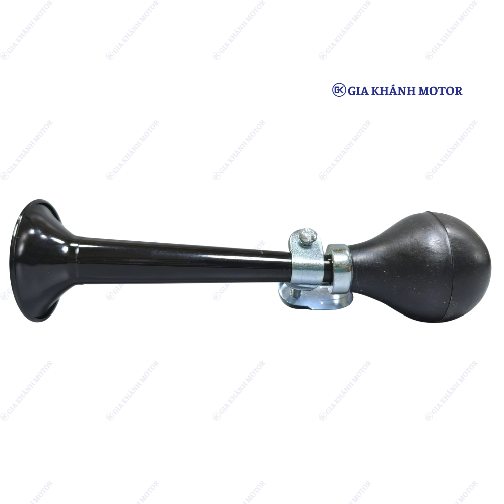 Kèn Hơi Xe Đạp Thẳng Màu Đen – Còi Bán Kem Kiểu Cổ Điển Vintage