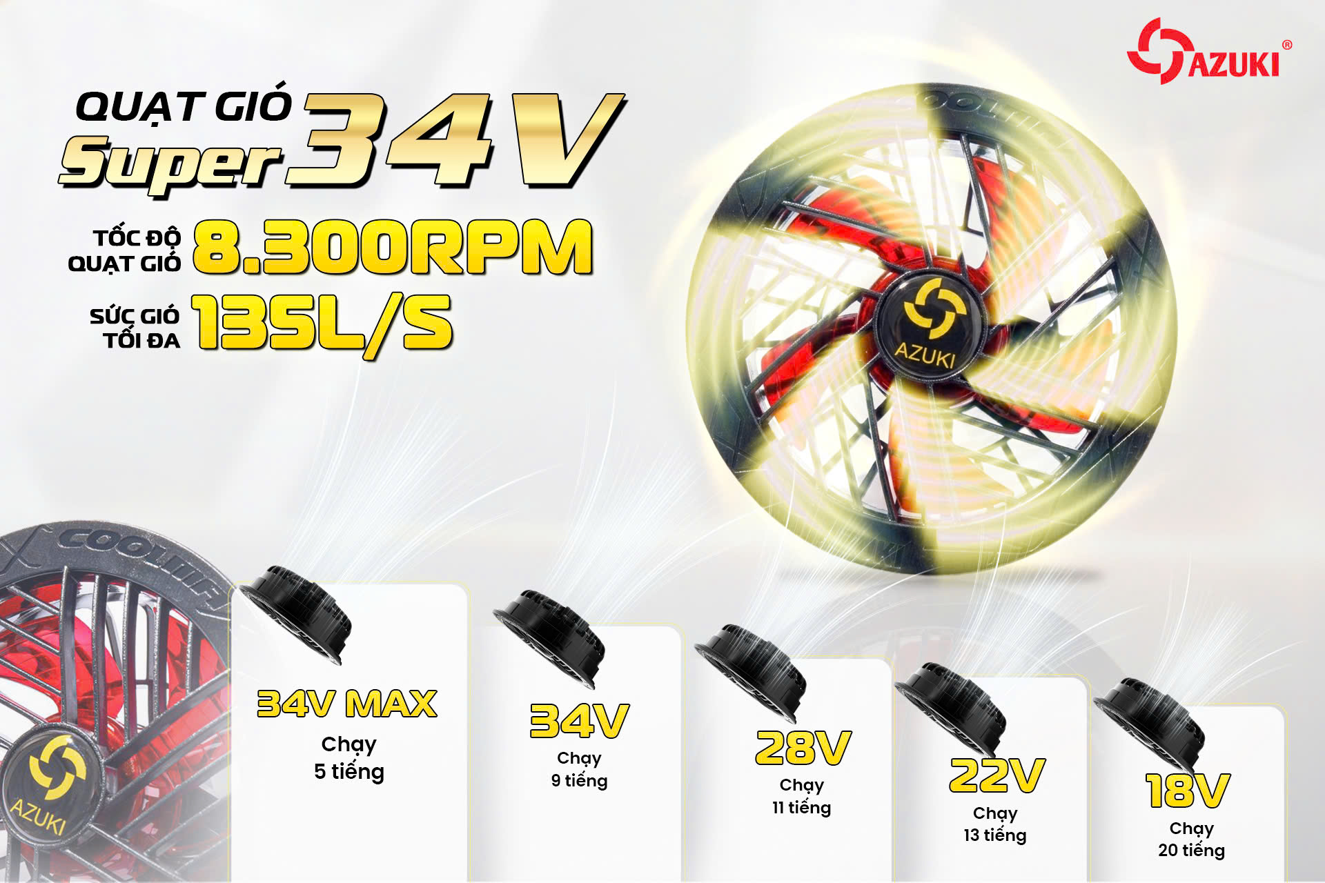 Áo Điều Hòa AZUKI X12 Pro Air Max 2026 - Ảnh 7