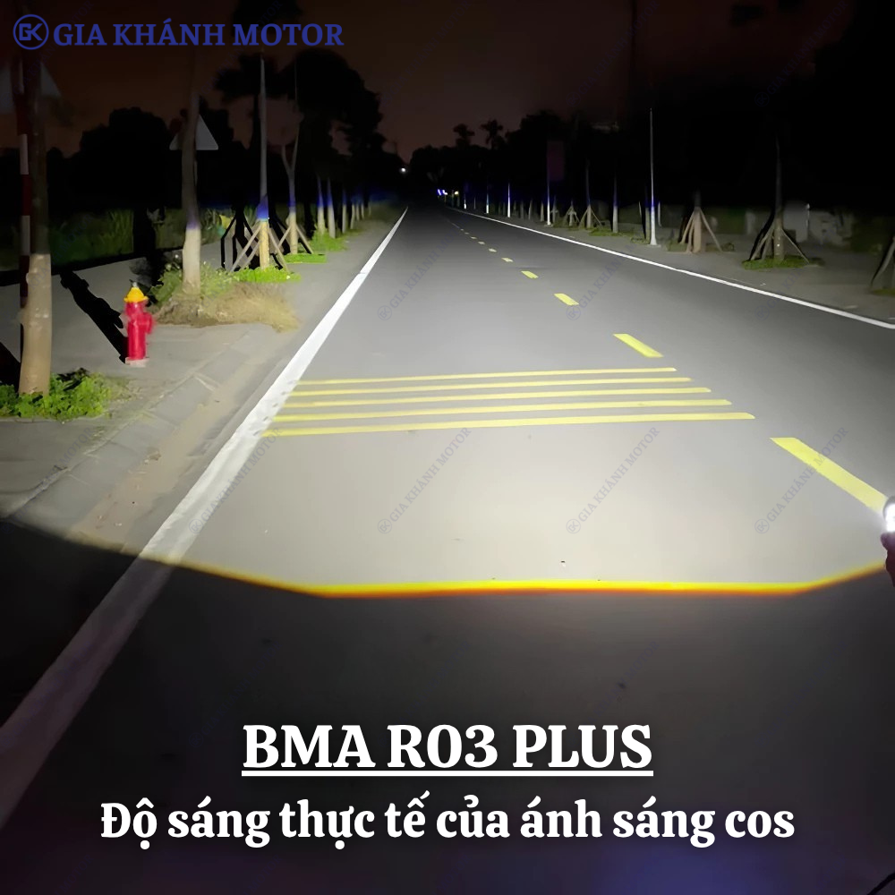 Đèn Pha Bi Cầu Mini H4 BMA R03 Plus 70W - Ảnh 4